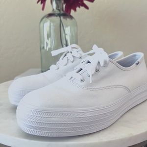 Keds Women Triple Platform Canvas Sneaker
